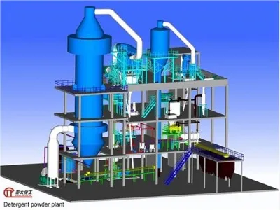 Produktion av fabriker för tillverkning av pulvertvättmedel